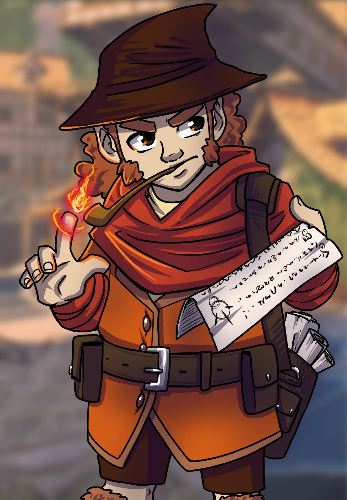 Ember-Touched Scholar